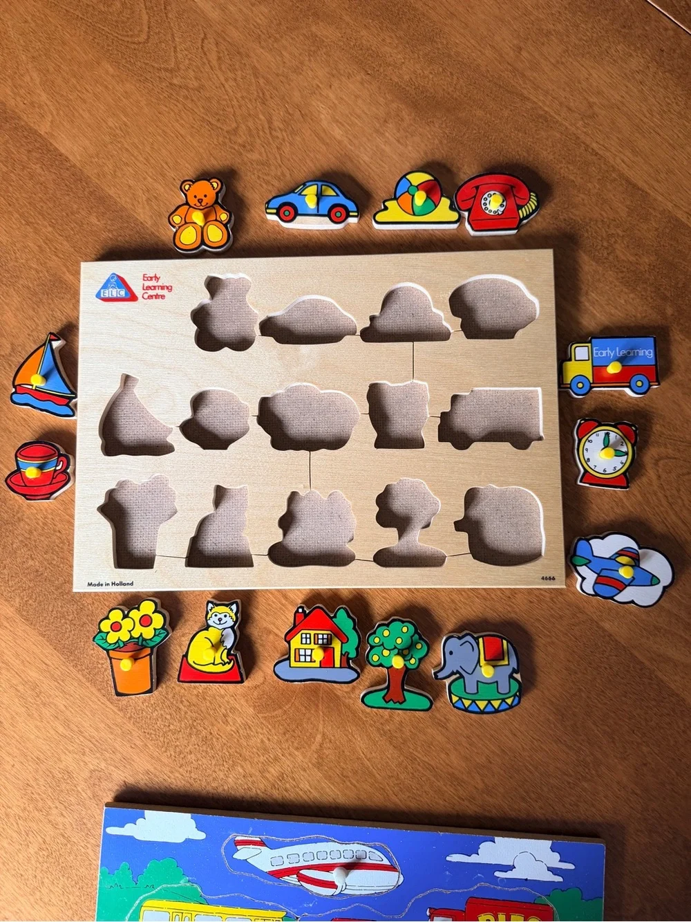 Children’s Kids Puzzles - Set of 4 Wood Puzzles Excellent Condition